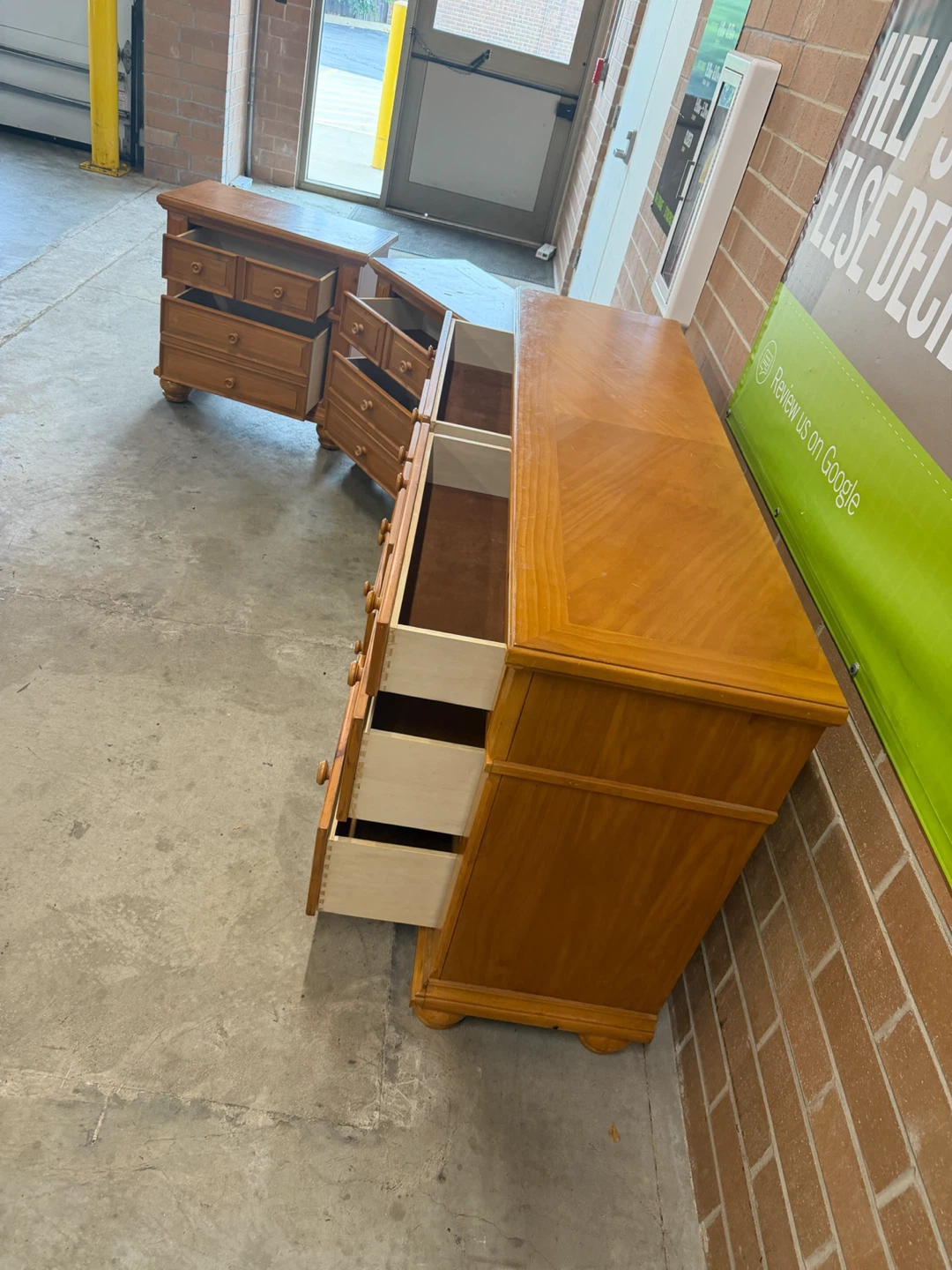 Wooden Dresser and Nightstand Set - photo 5