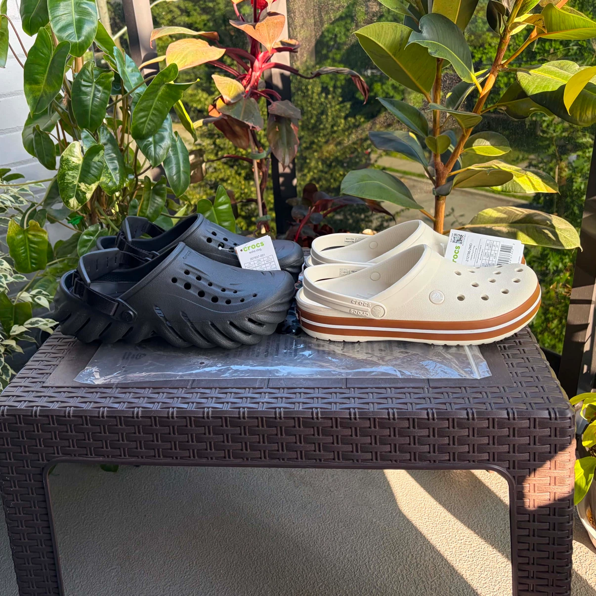 Crocs Crocband Gum and Echo Clogs