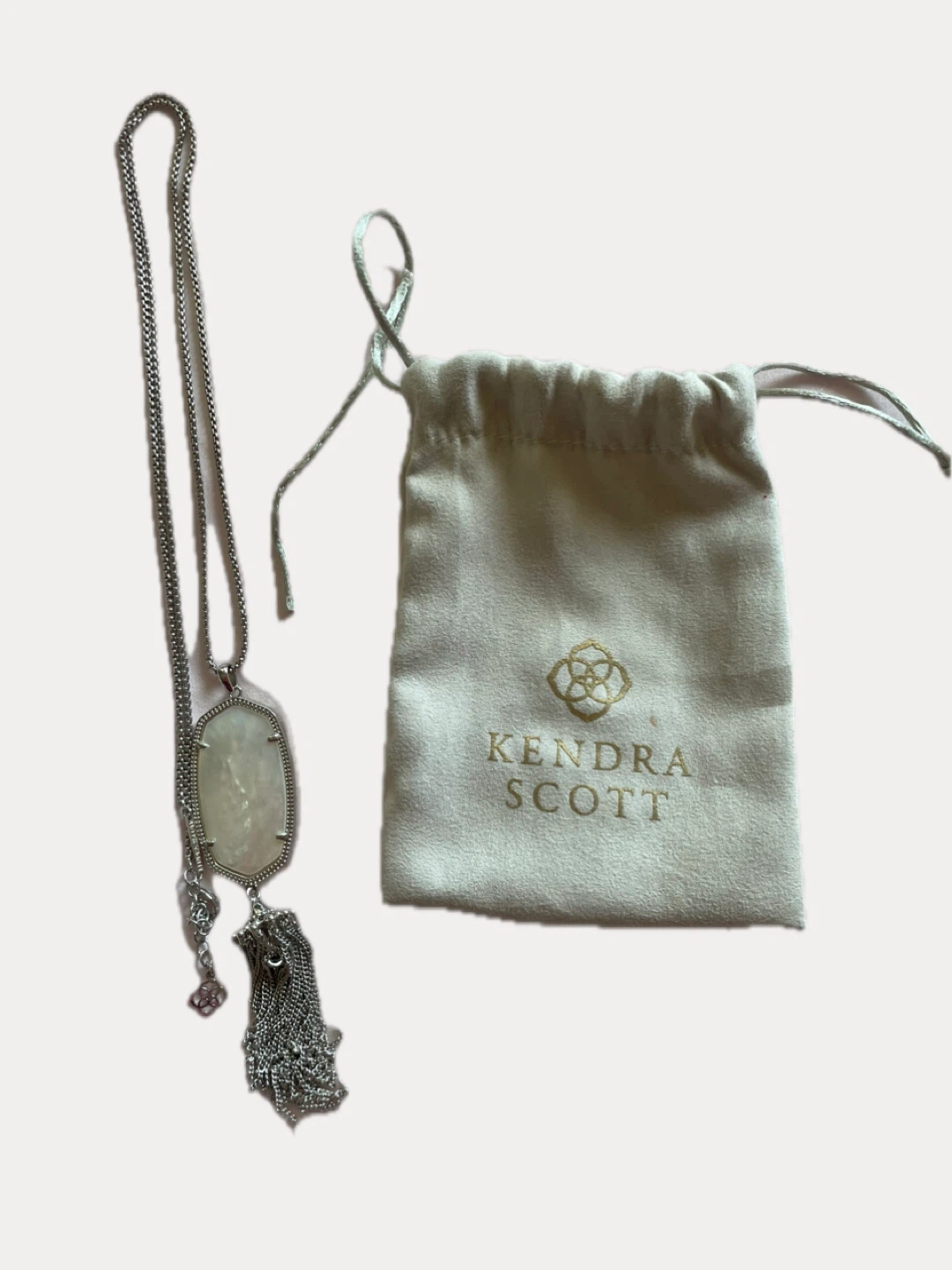 Kendra Scott Mother of Pearl Necklace with Tassel - photo 4