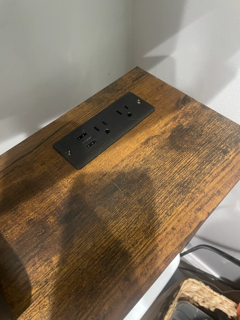 Console Table with Built-in Outlet - photo 2