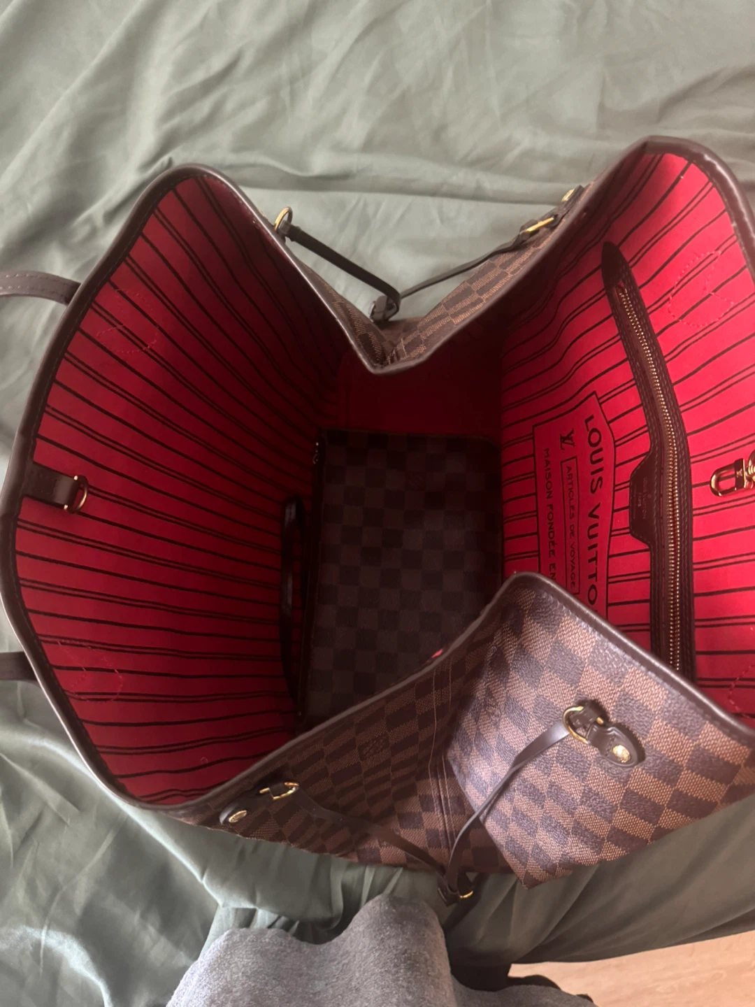 Louis Vuitton Neverfull GM Damier Azur Tote Bag - photo 3