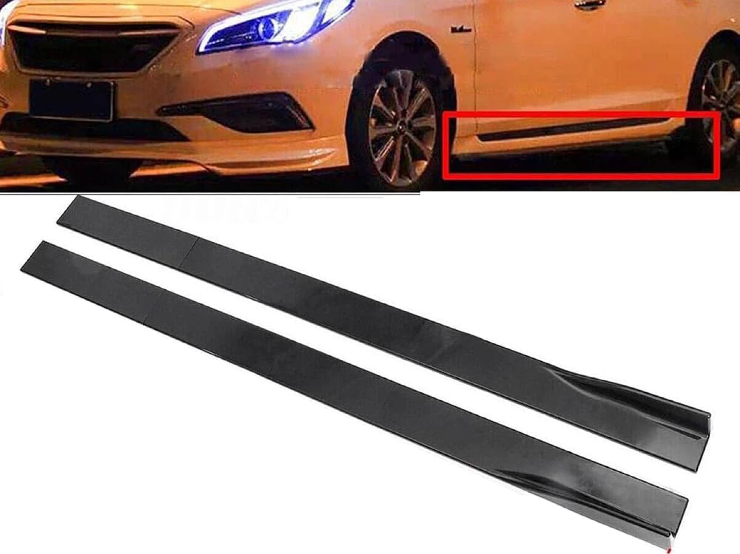 Propartauto Universal Side Skirts BN