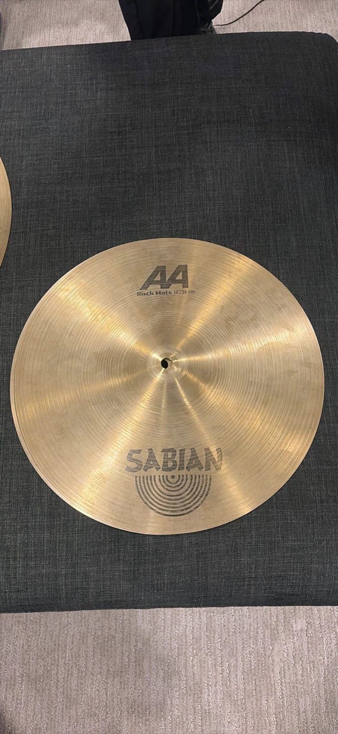 Sabian AA Rock Hats - 14 inch Hi-Hats