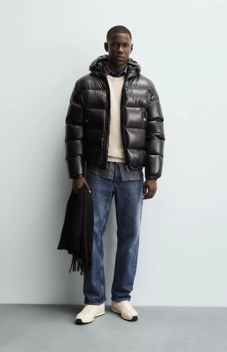 Never worn! ZARA Black Puffer Jacket - Size XS - photo 5