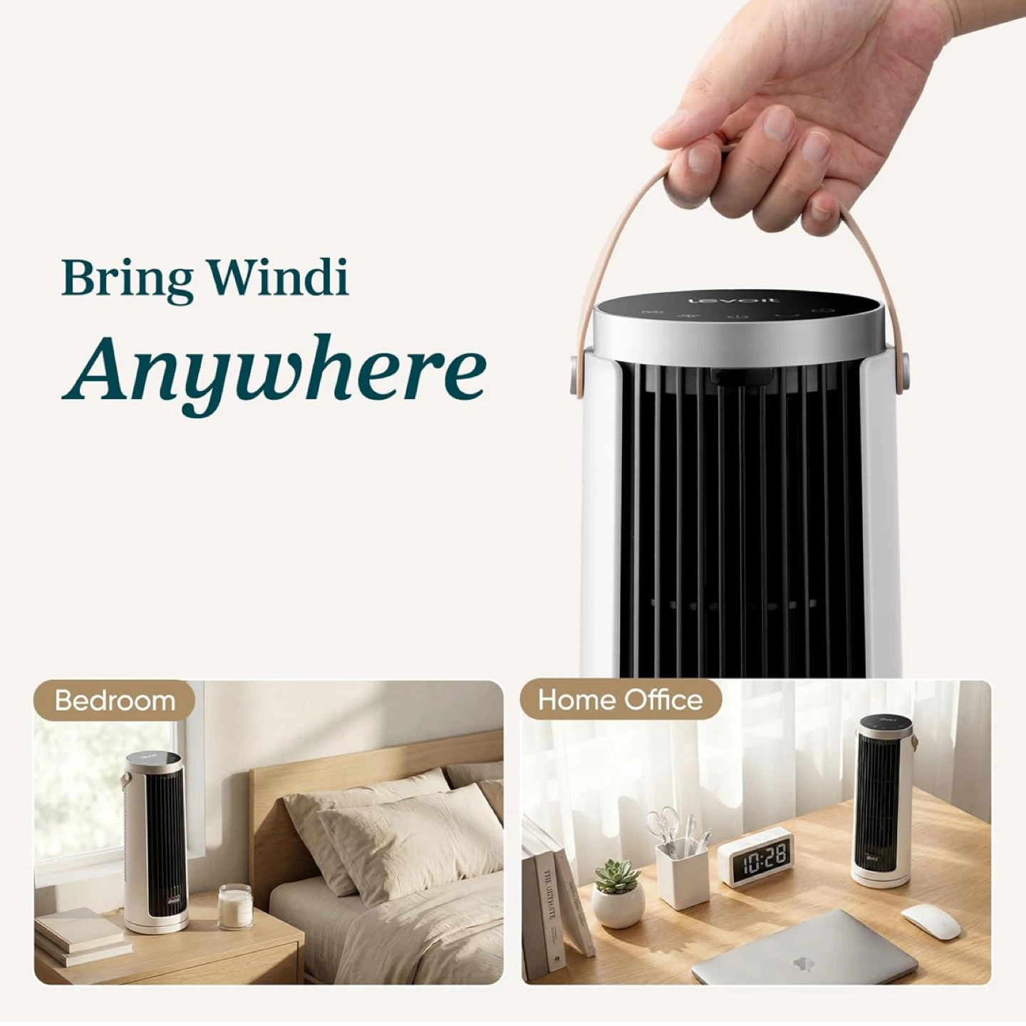 Levoit Tower Fan - Portable with Remote - photo 5
