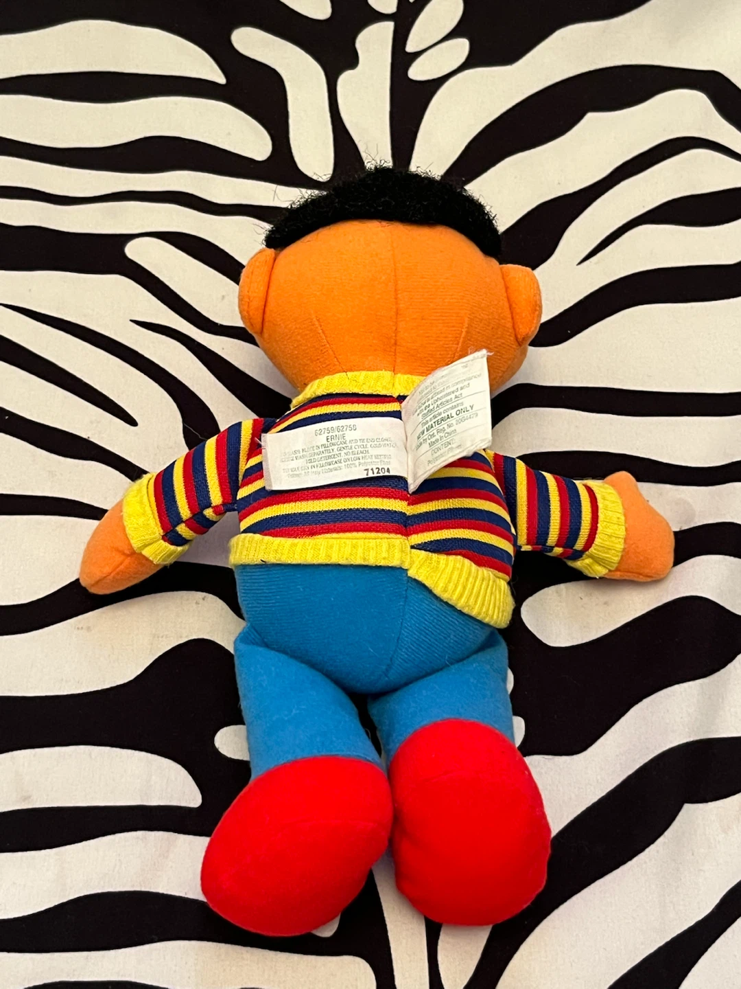 ♥️ Vintage Hasbro Sesame Street Ernie plush doll ♥️ - photo 3