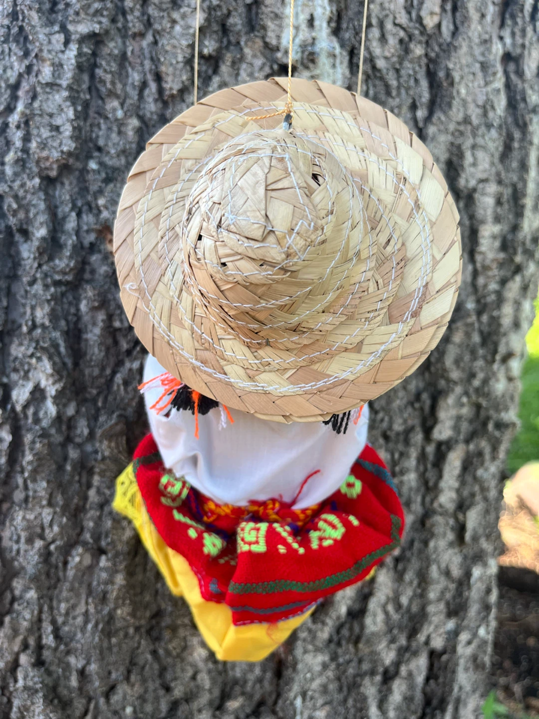 Mexican Folk Art Marionette Dolls Set of 2 - photo 5