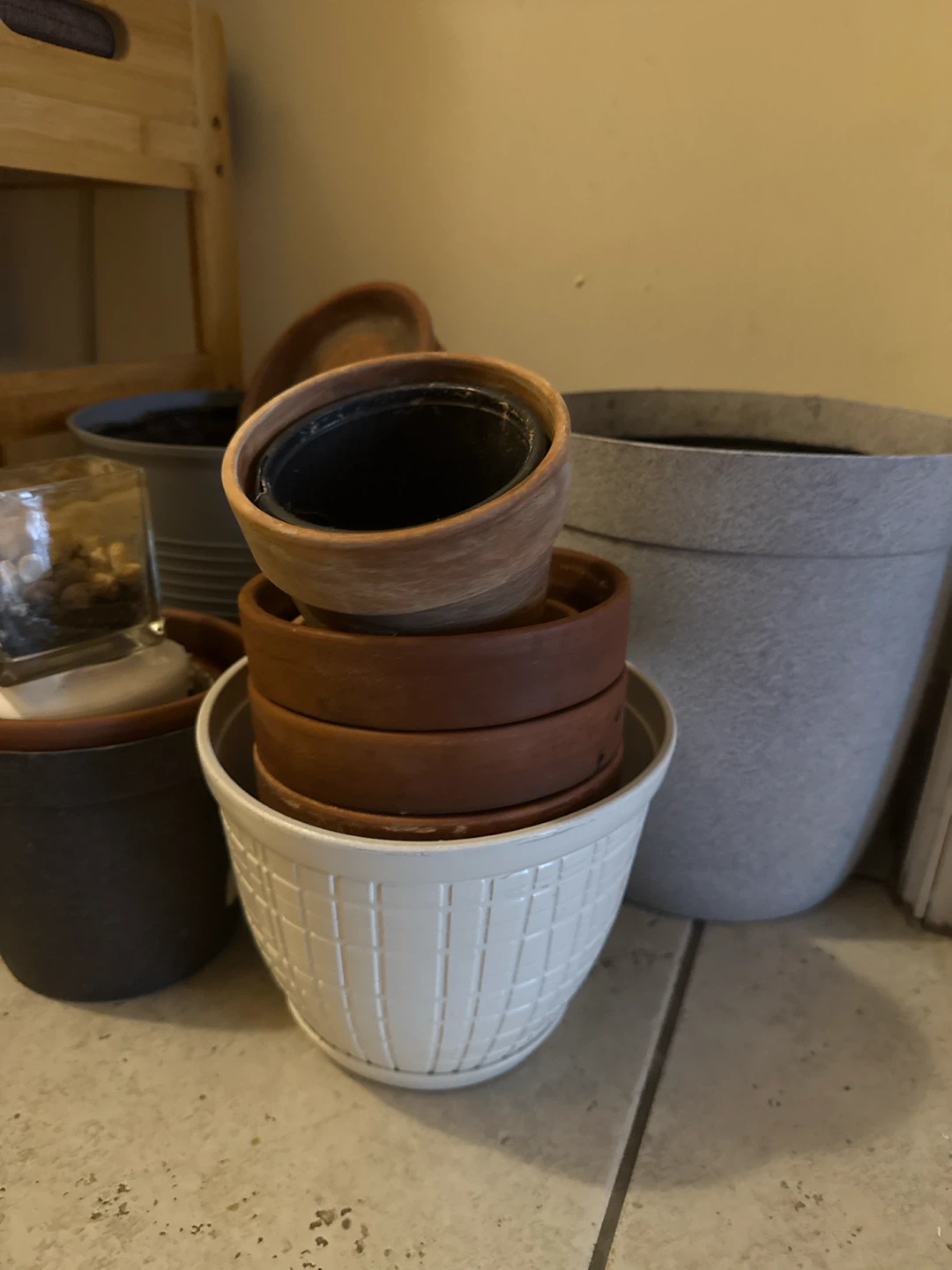 Assorted Plant Pots and planting soil - photo 2