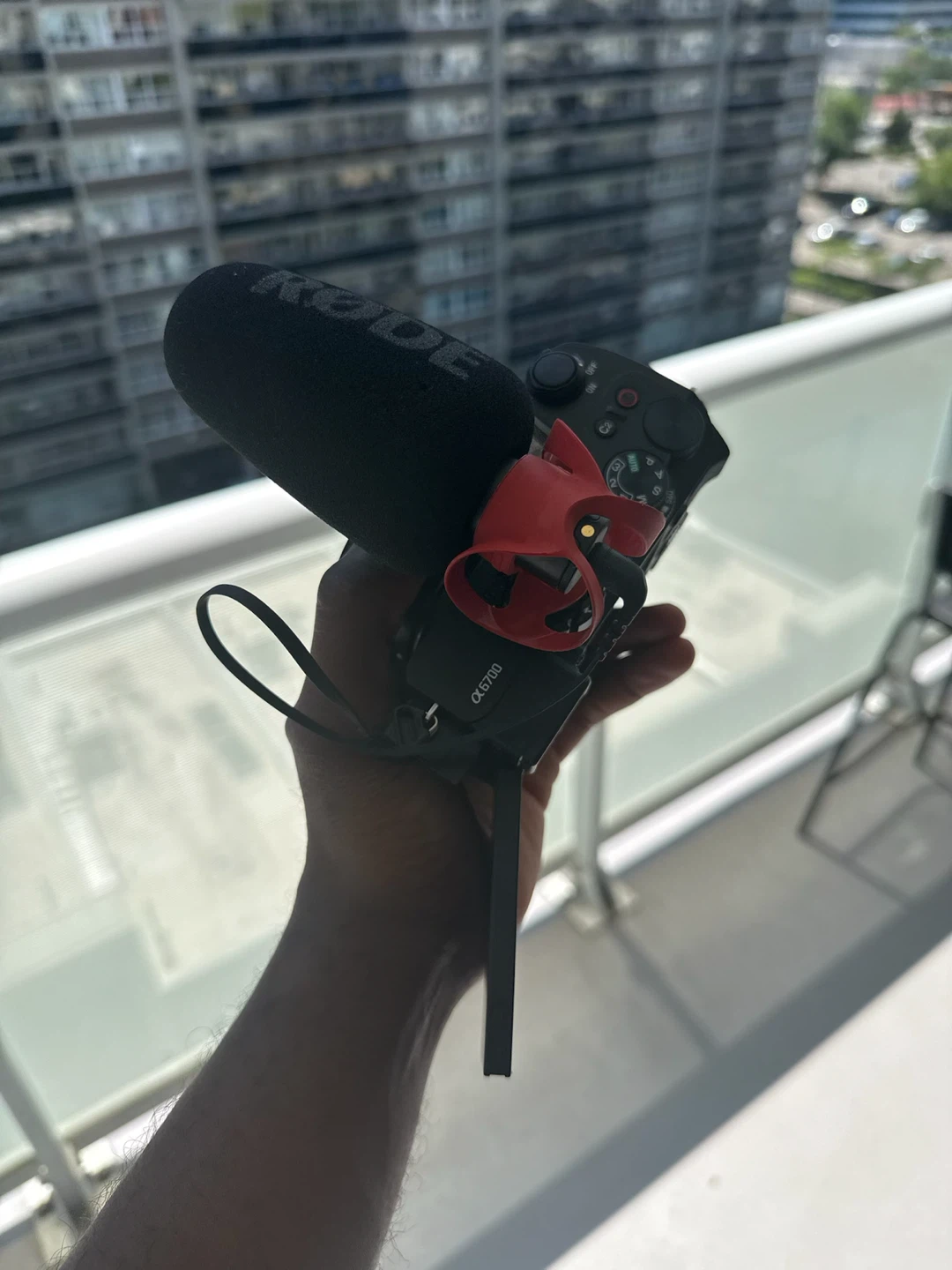 Sony Alpha A6700 Mirrorless Camera with Rode Microphone