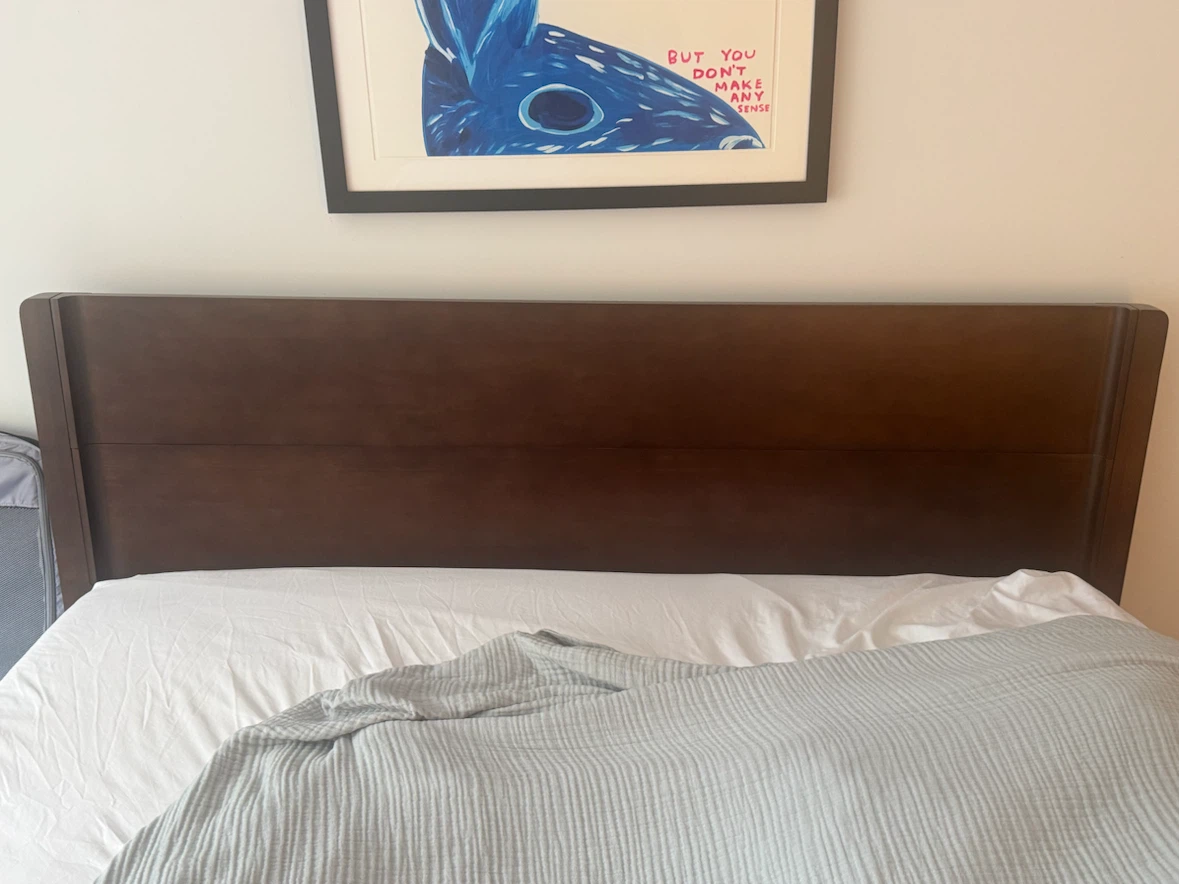 Thuma Queen Headboard and Frame Espresso
