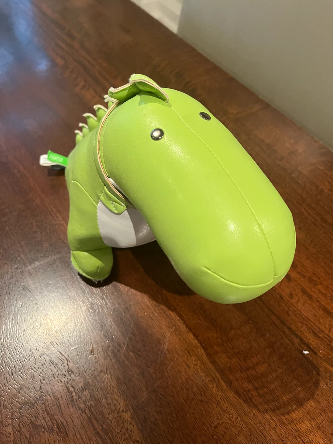 Lime Green Dinosaur Door Stop