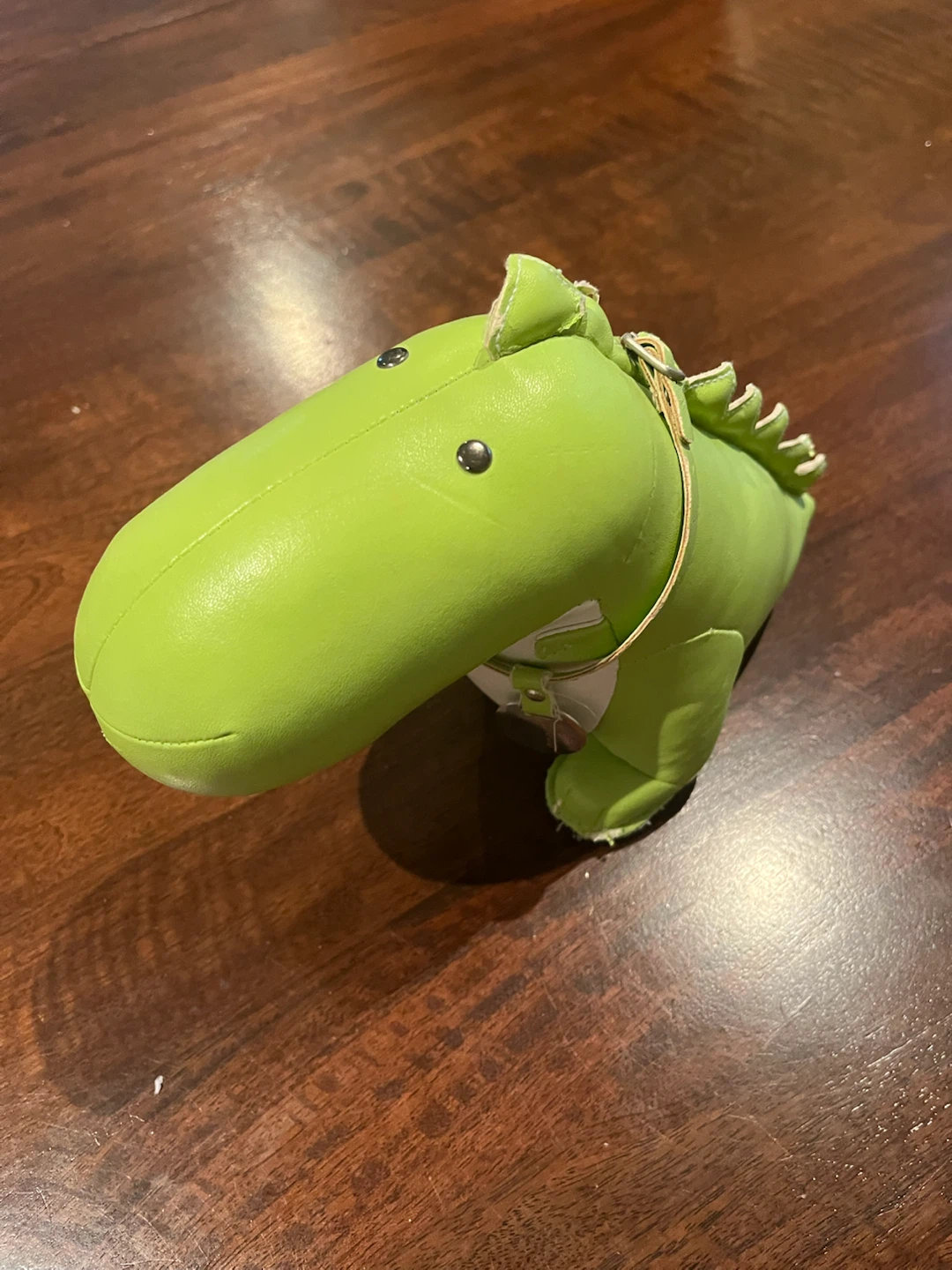 Lime Green Dinosaur Door Stop - photo 2