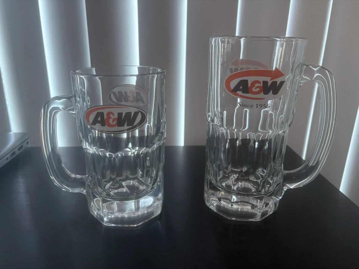 A&W Beer Mugs (Set of 2)