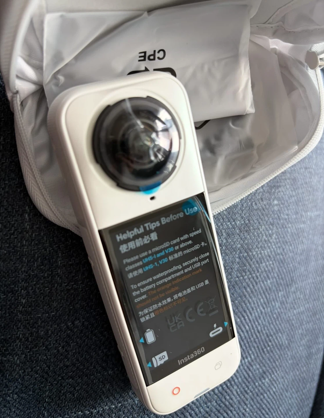 Insta360 White Action Camera