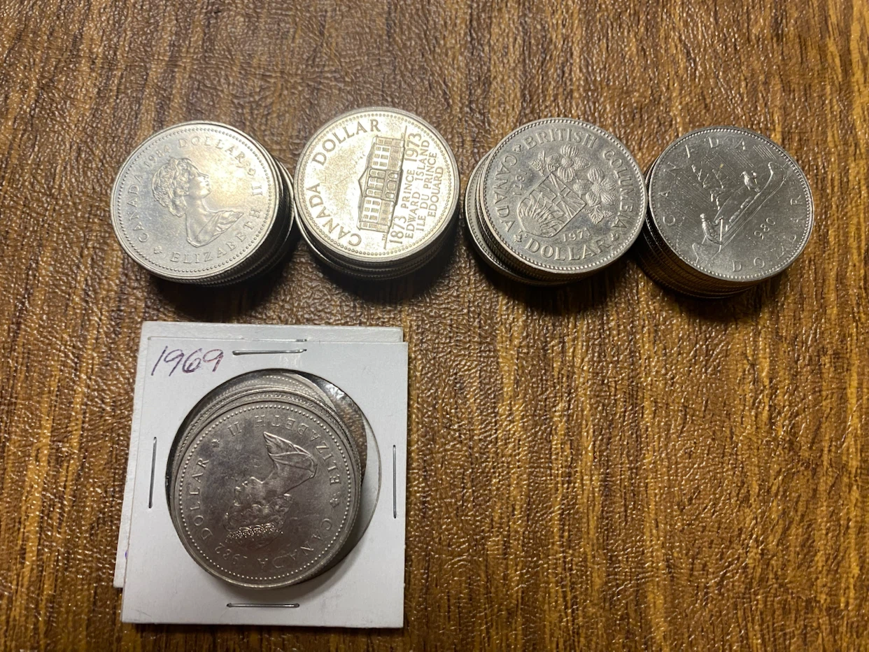 25 Assorted Canadian 1$ Coins - photo 3