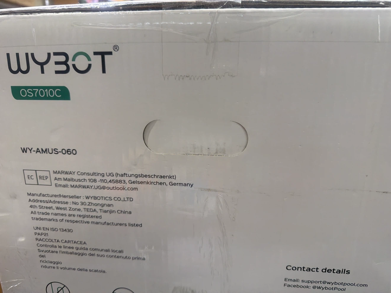 WYBOT Cordless Robotic Pool Cleaner OS7010C - photo 3