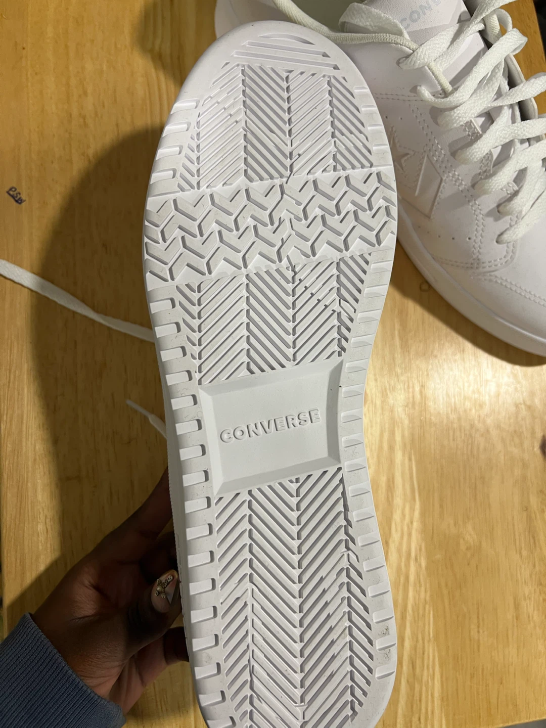 White Converse Sneakers Size 12 - photo 2
