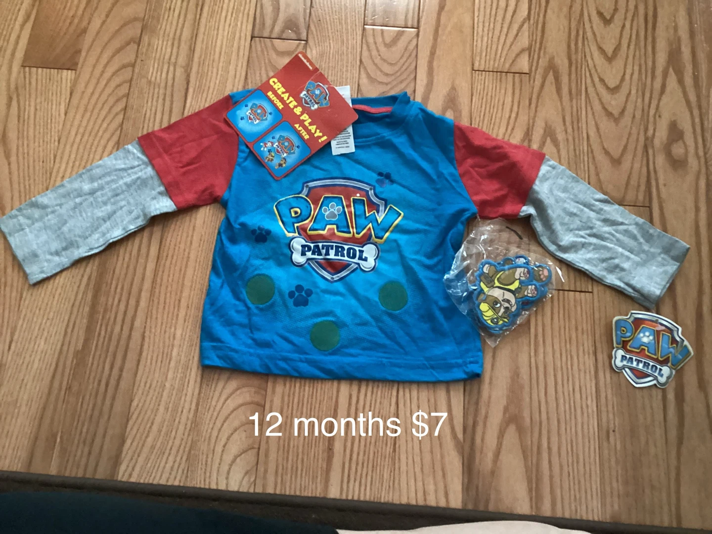 Paw Patrol Long Sleeve Shirt - 12 Months