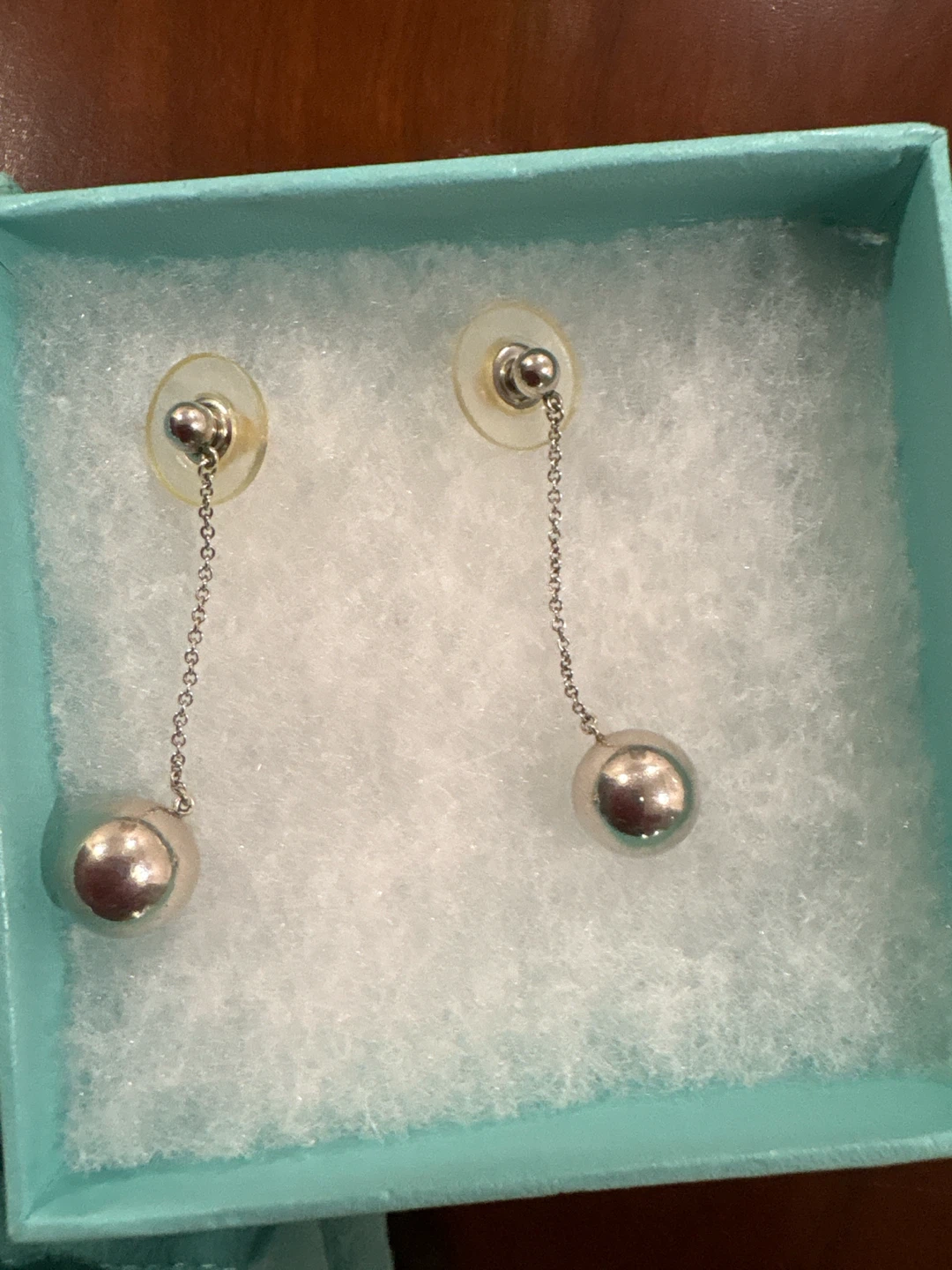 Tiffany & Co. Sterling Silver Ball Drop Earrings - photo 2