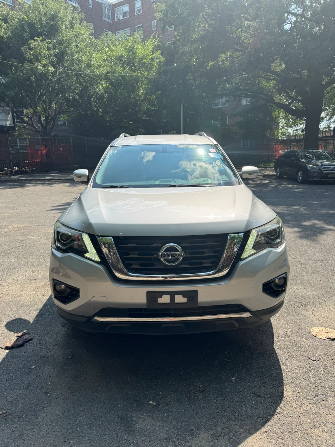 2017 Silver Nissan Pathfinder 4WD SV