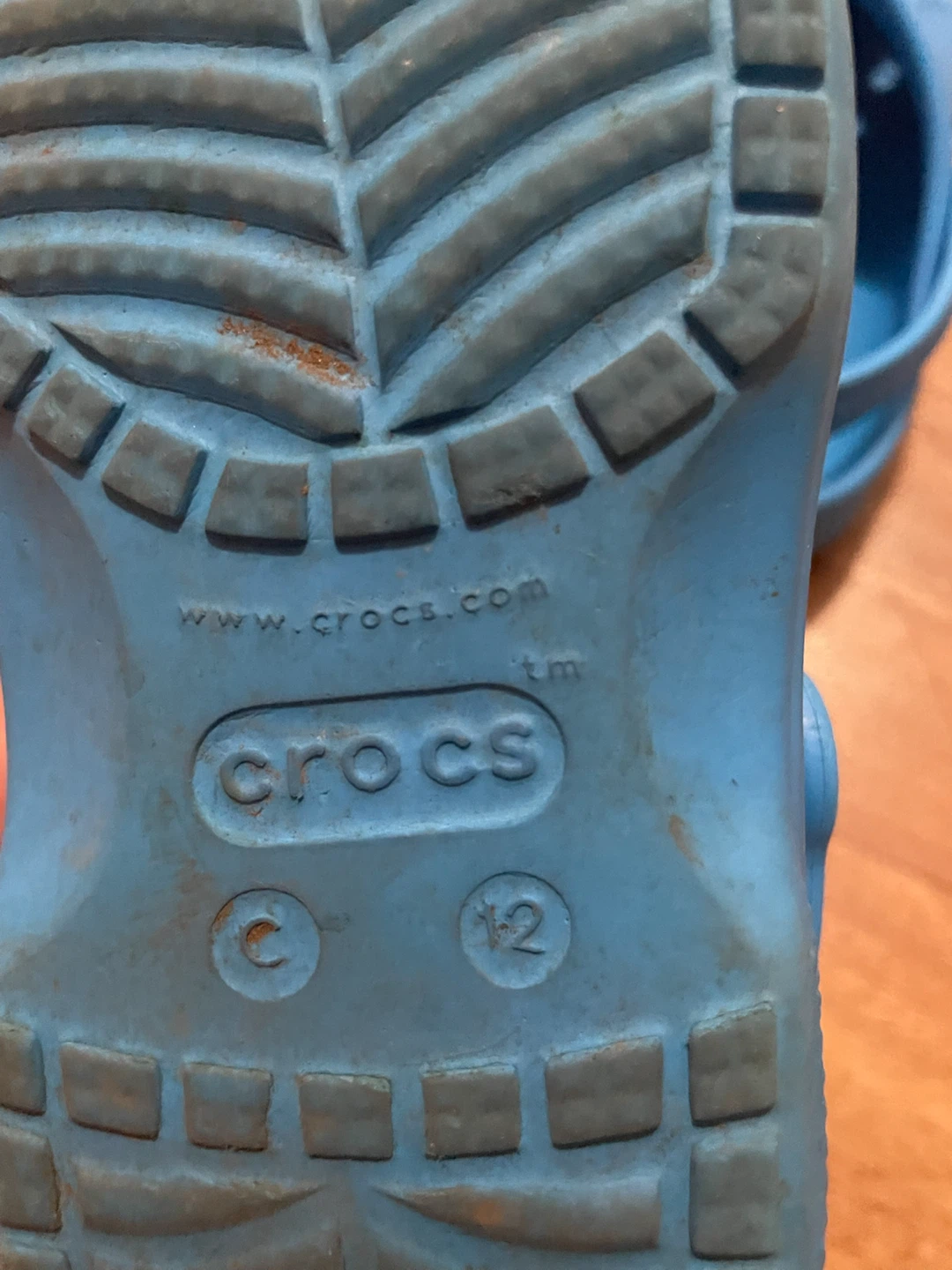 Blue Crocs Clogs Size C12 - photo 5