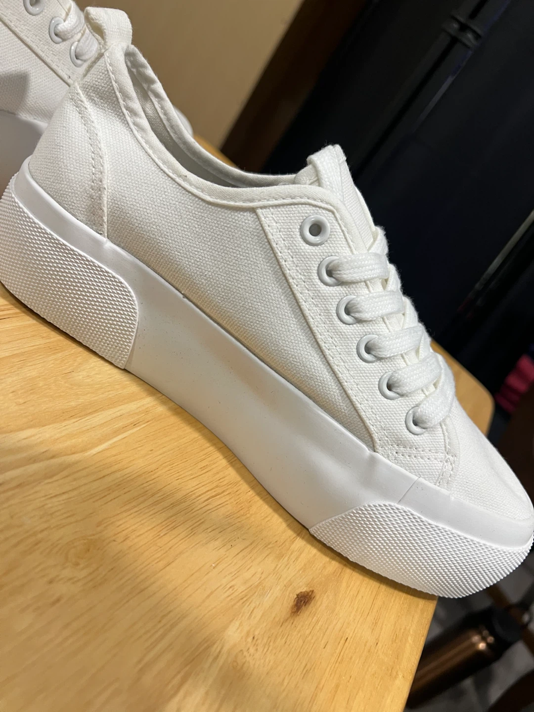 White Canvas Sneakers