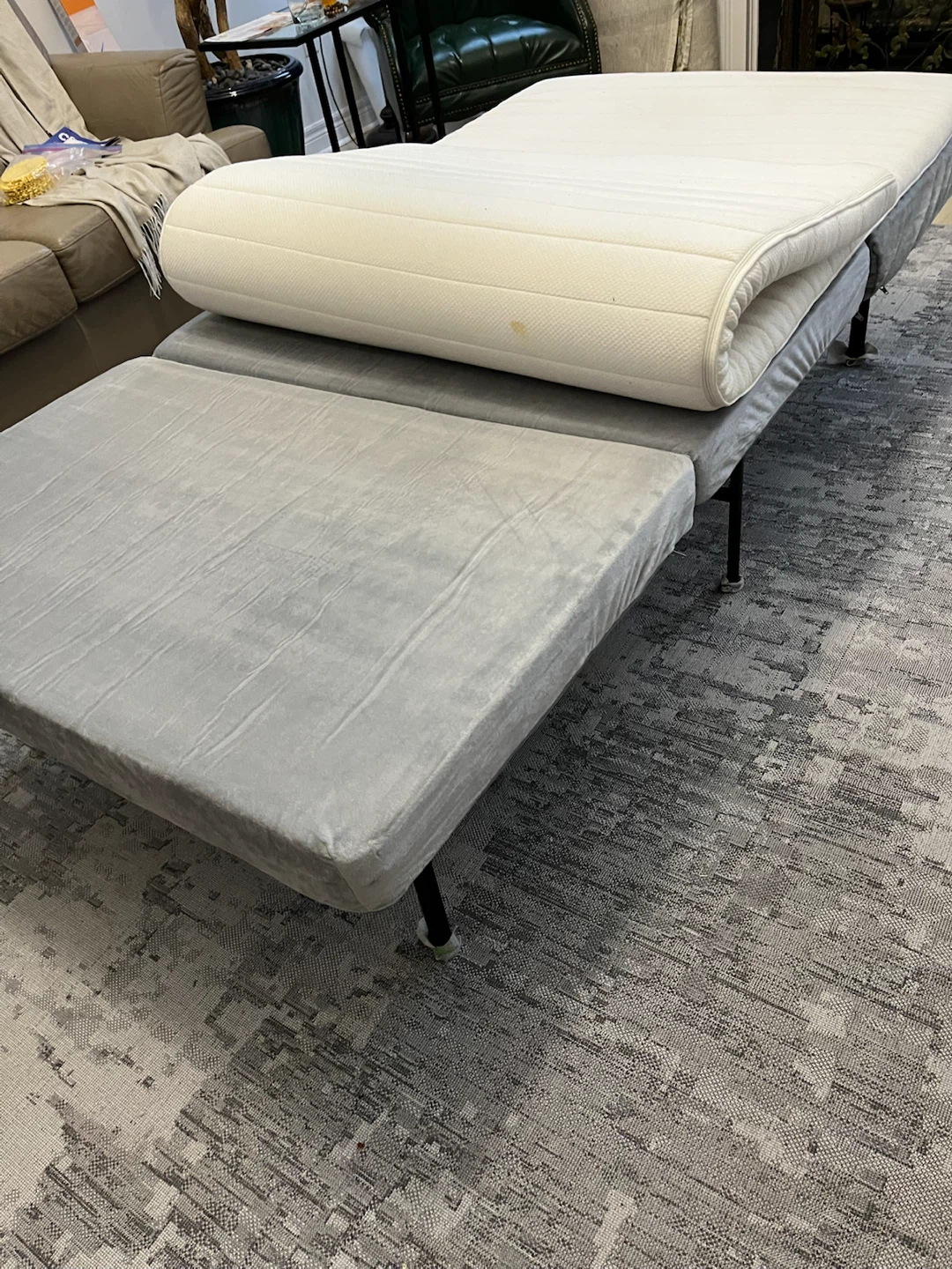 Convertible Sofa Bed with Mattress - photo 2