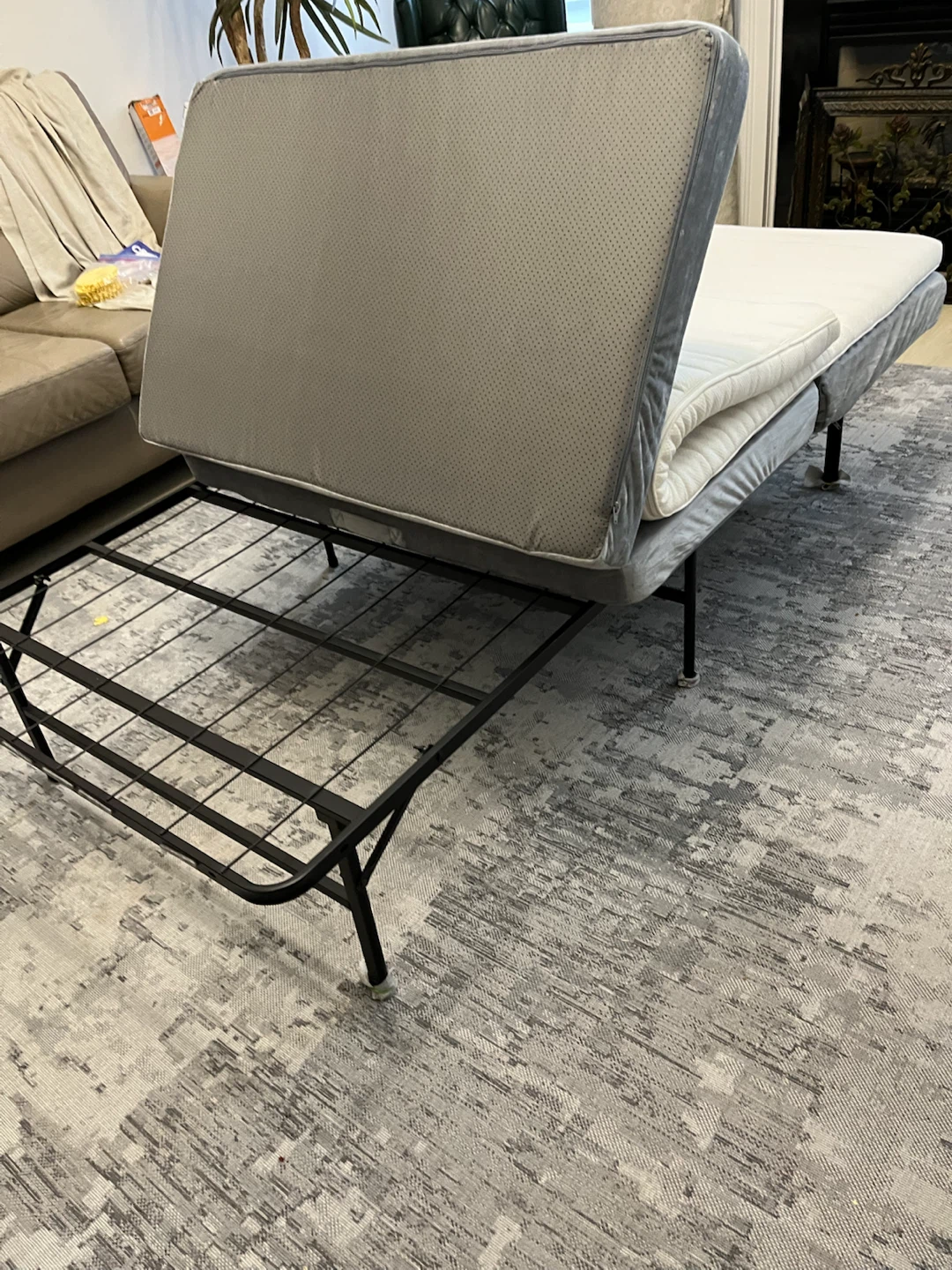 Convertible Sofa Bed with Mattress - photo 4
