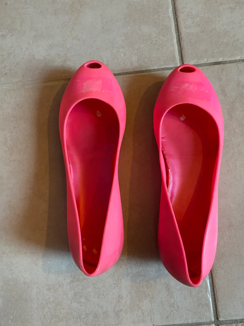 Women's Jelly Flats - Pink