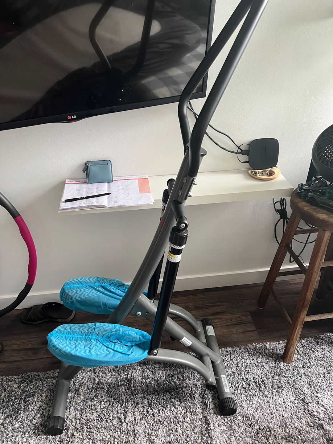 Home mini stepper exercise machine with Handel