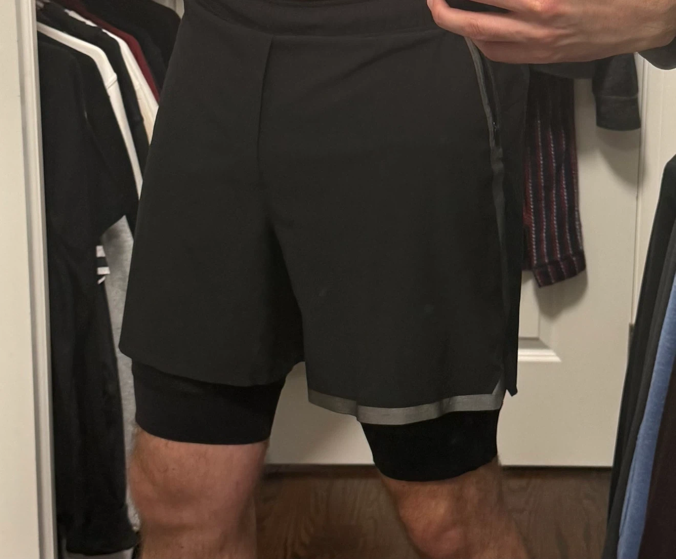 Lululemon Black Running Shorts with Liner