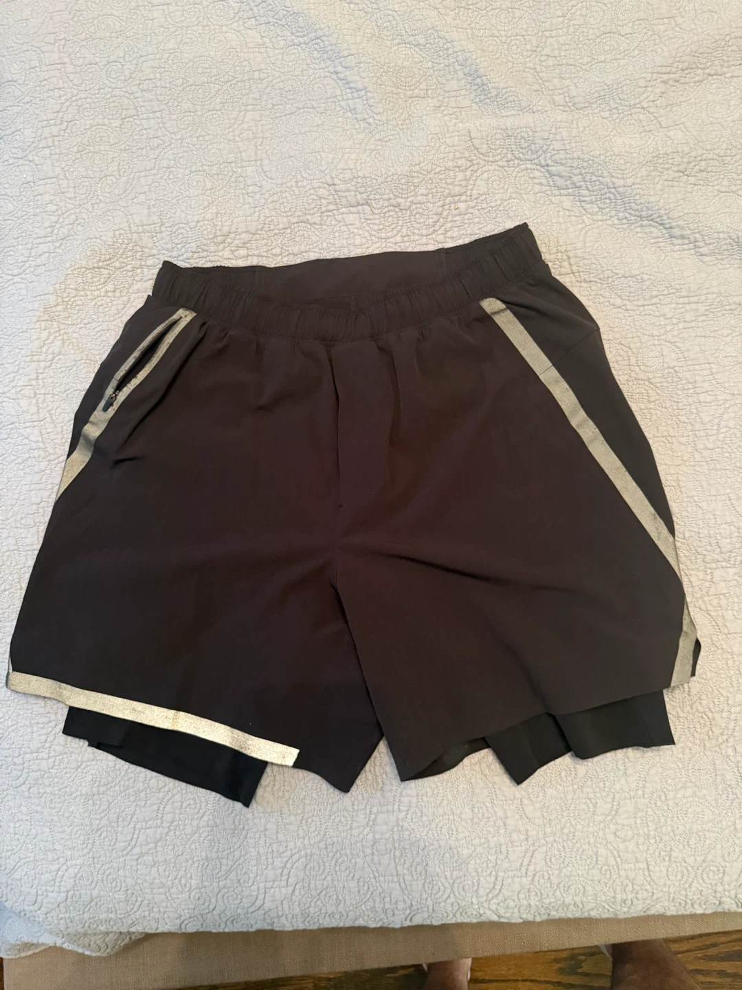 Lululemon Black Running Shorts with Liner - photo 3