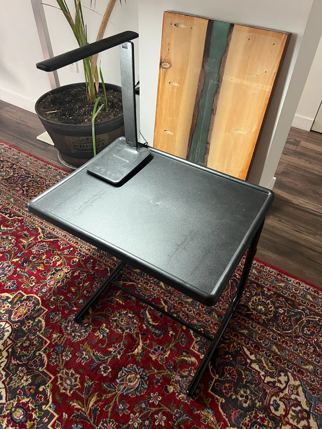Adjustable table with multi Color lamp. - photo 2