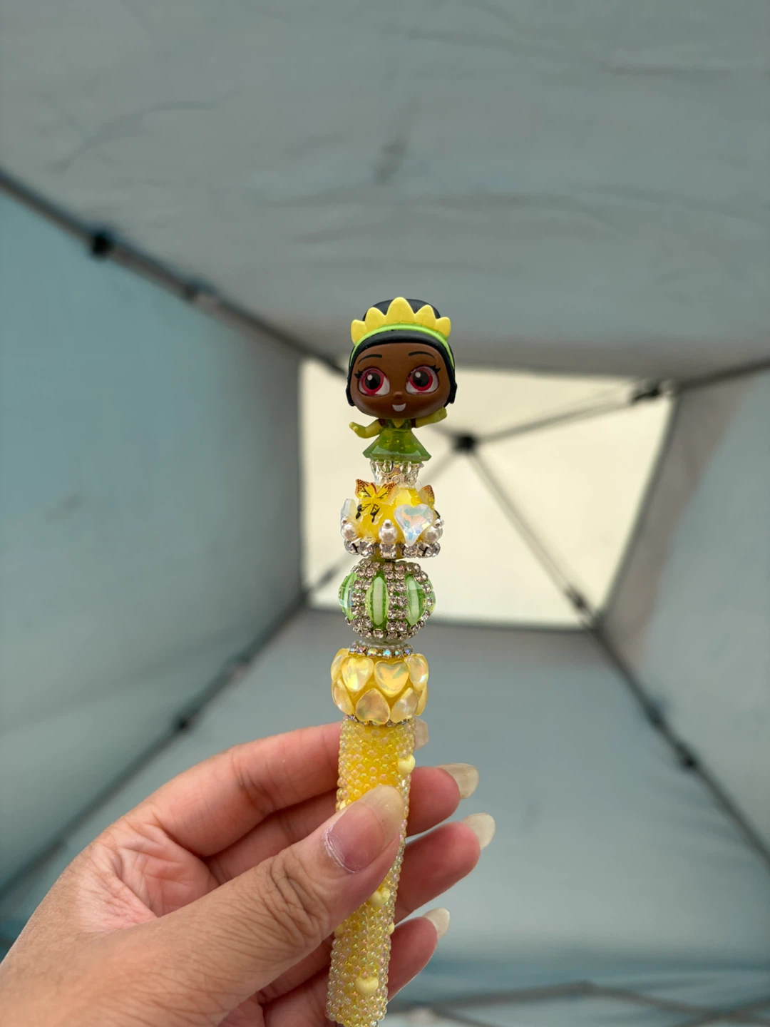 Princess Tiana Beaded Pen