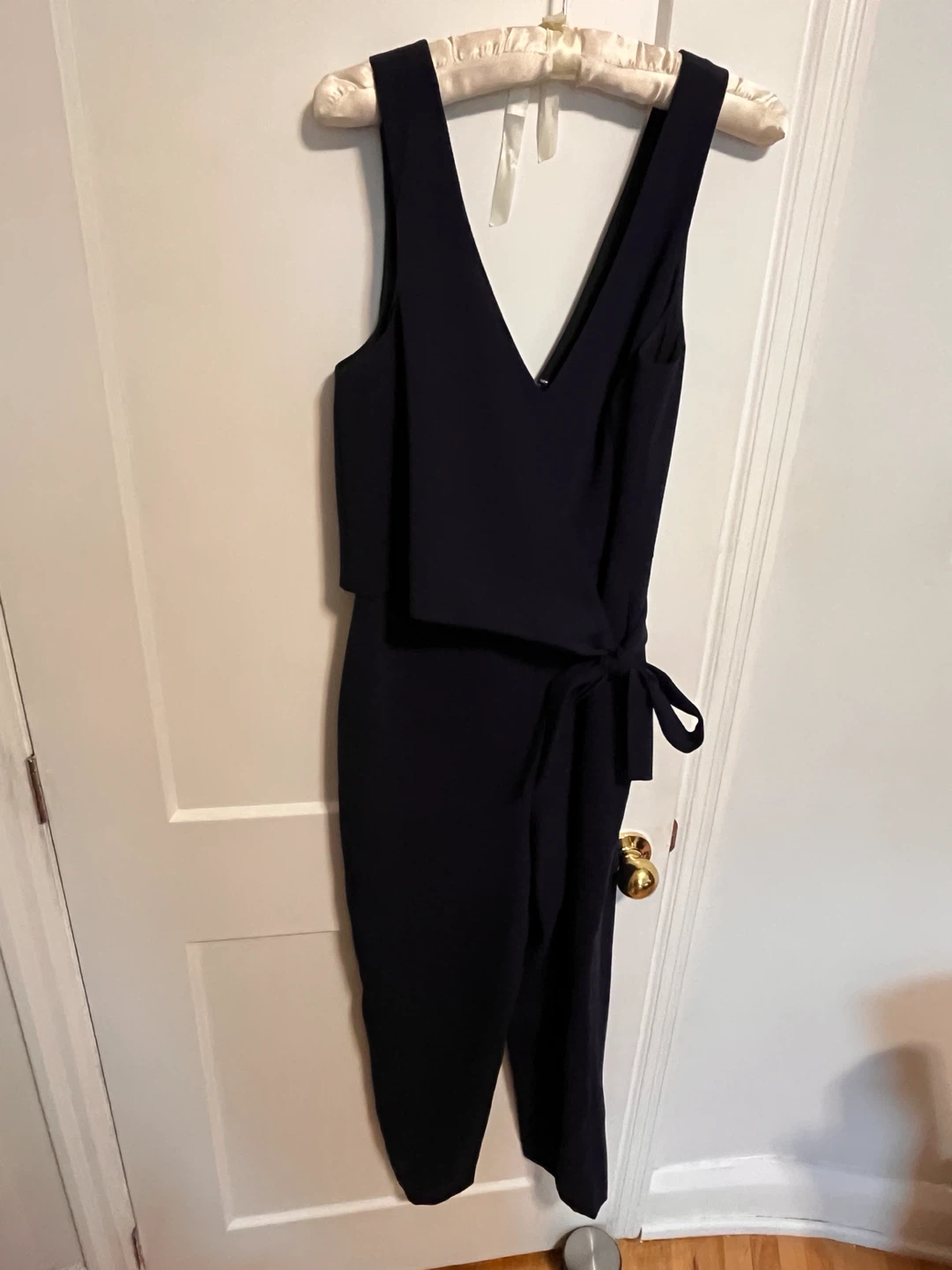 Club Monaco Navy Blue Sleeveless Jumpsuit