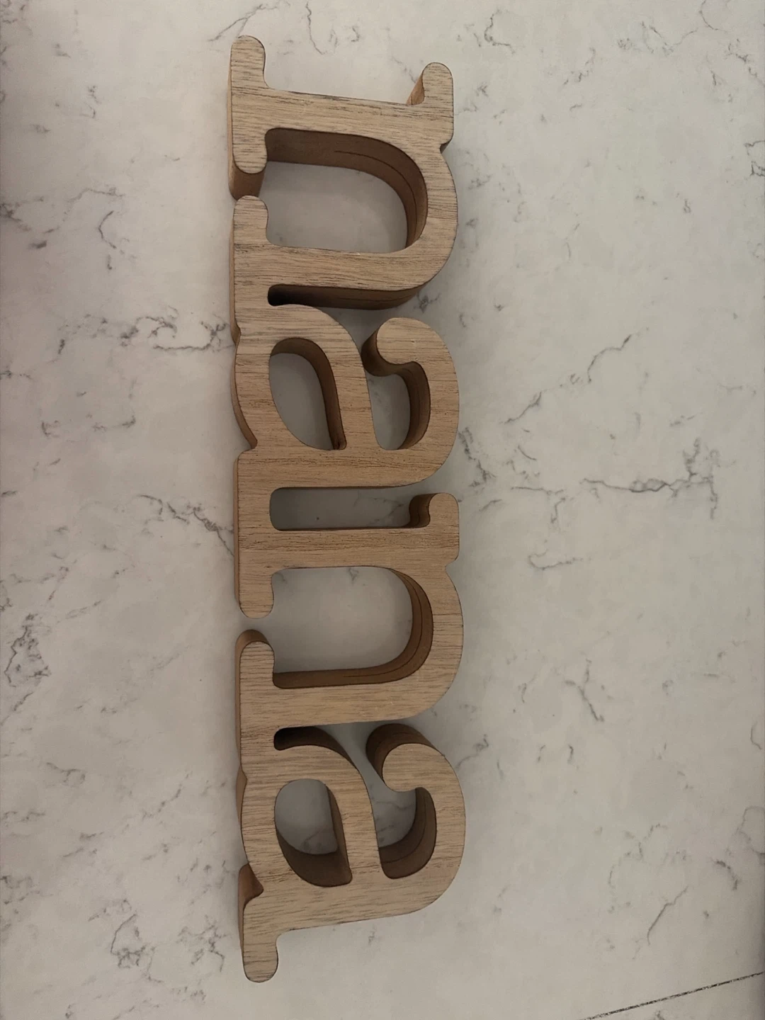 Wooden 'Nana' Letters