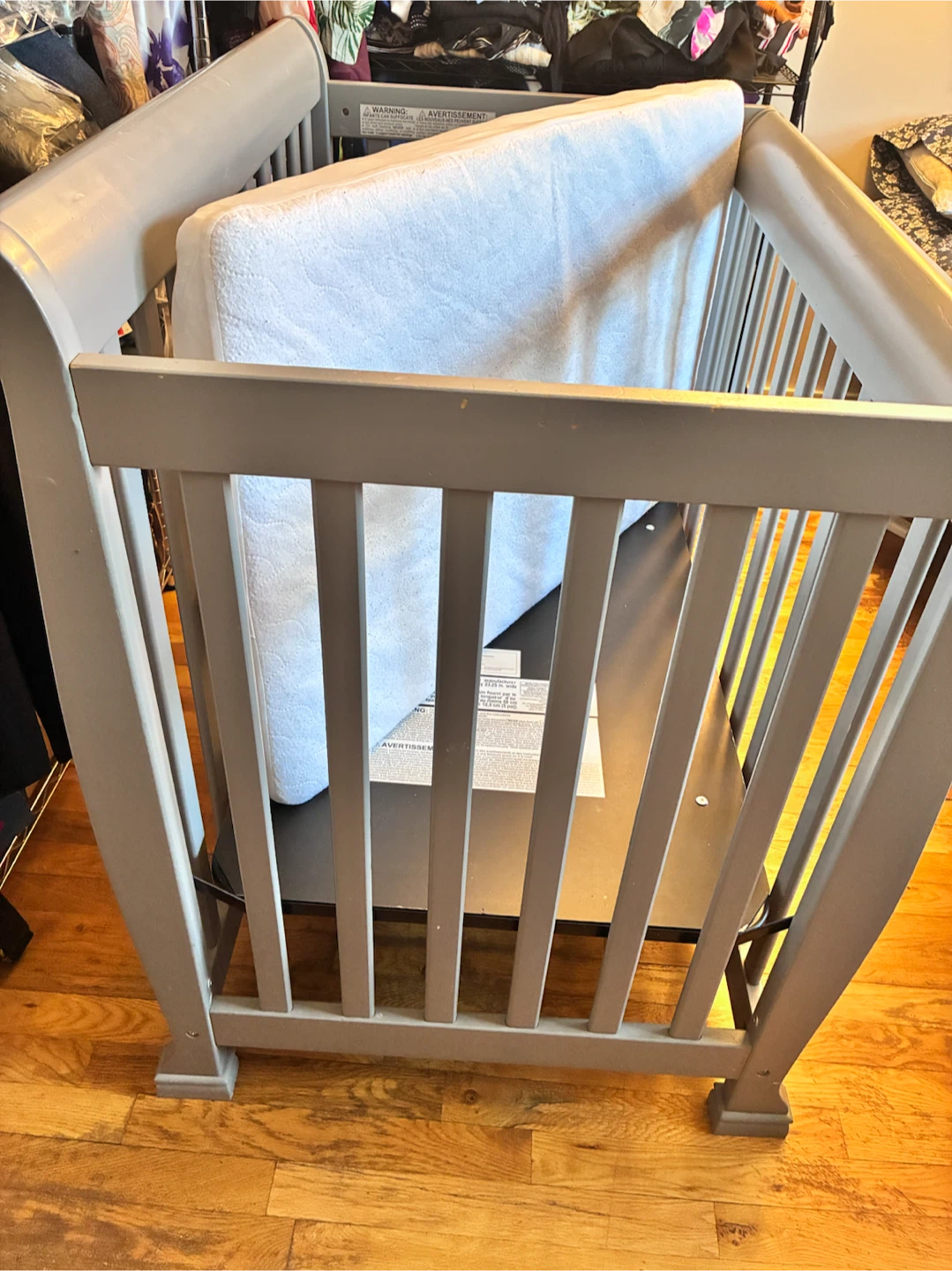 Baby mini Crib +  Mattress