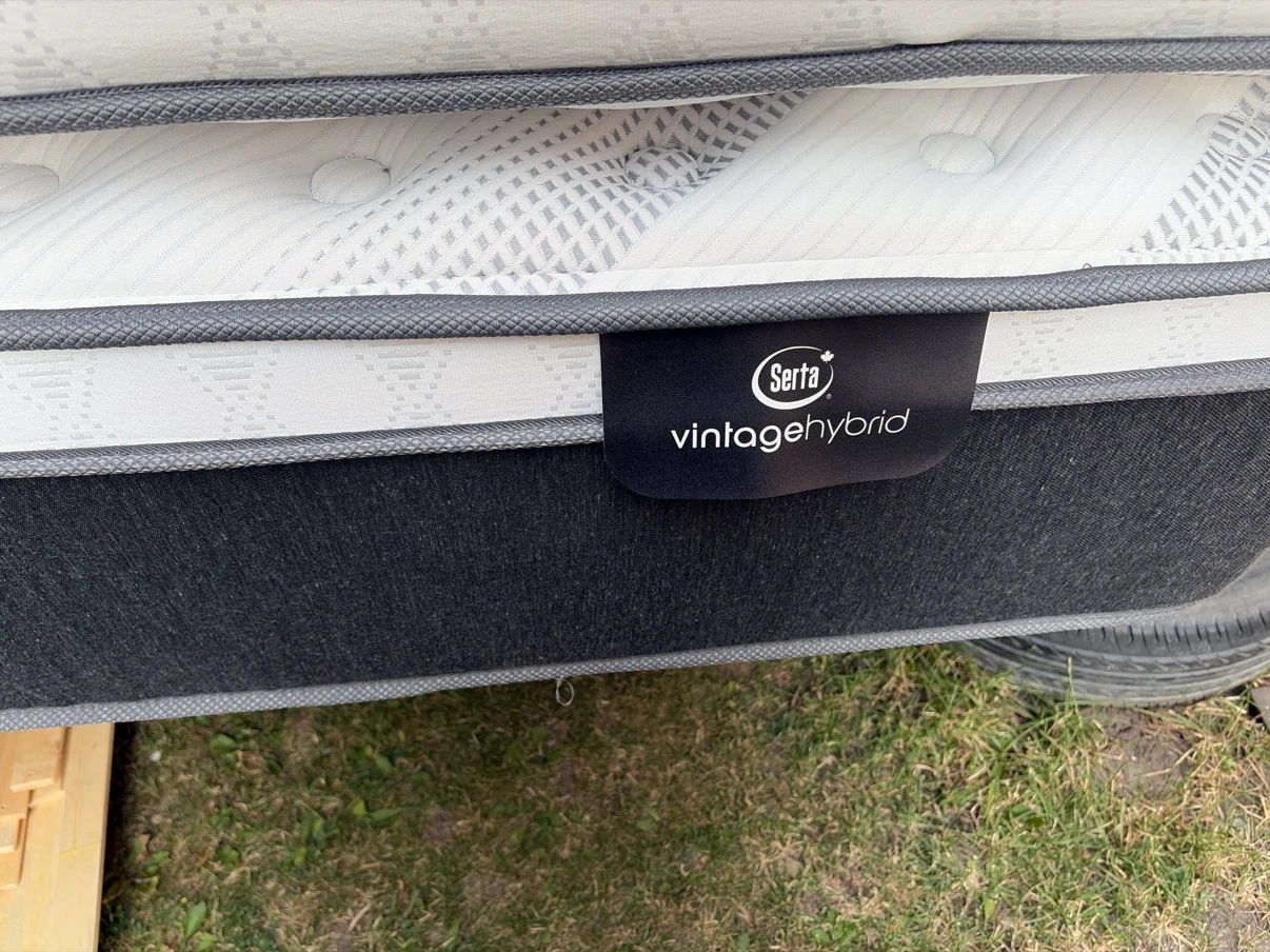 Serta Vintage Hybrid Mattress- moving sale