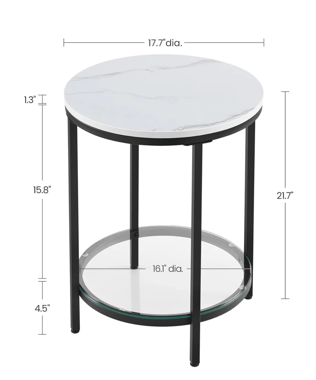 Side table from Wayfair