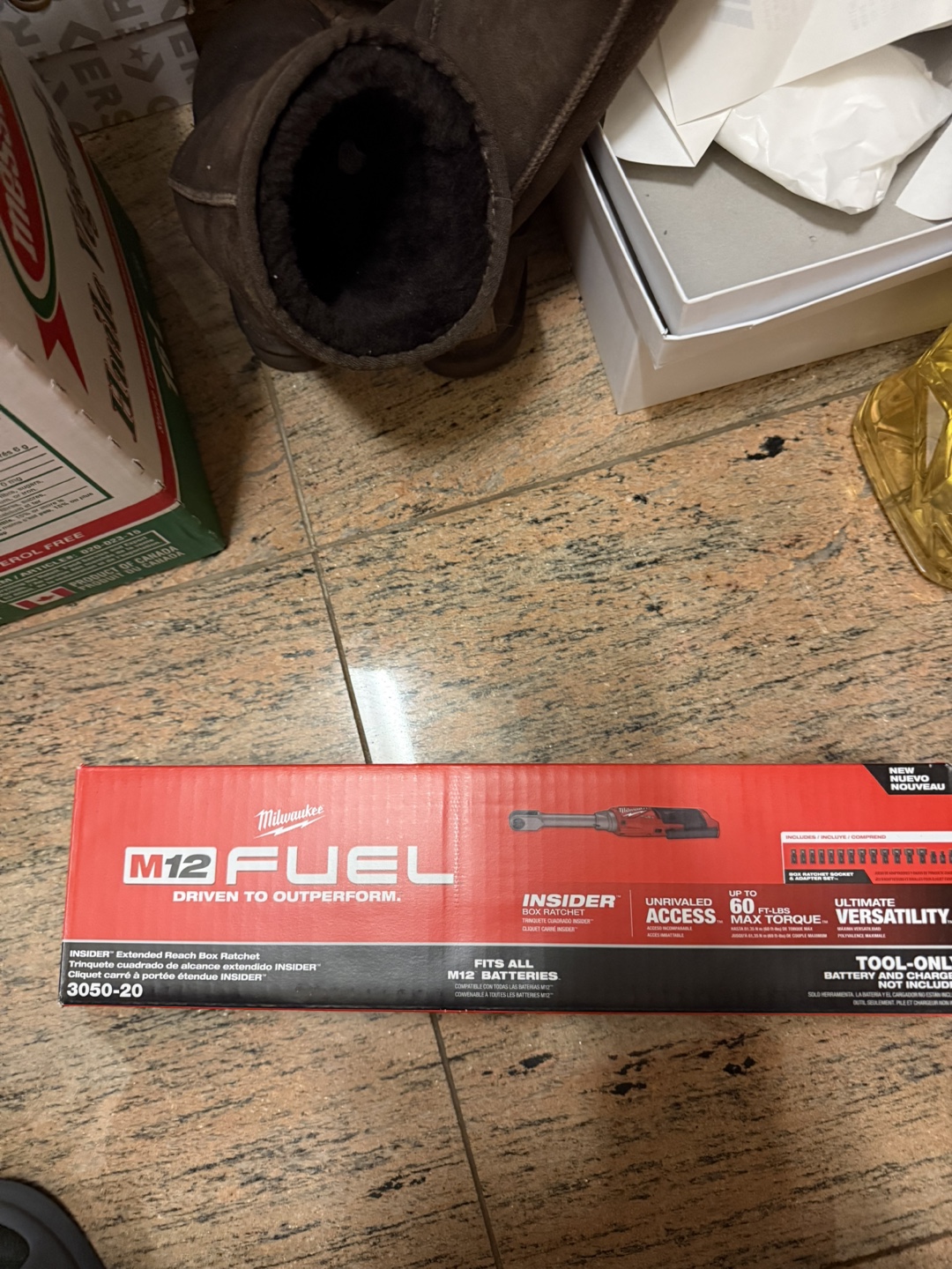 Milwaukee M12 FUEL INSIDER Extended Reach Box Ratchet Tool Only