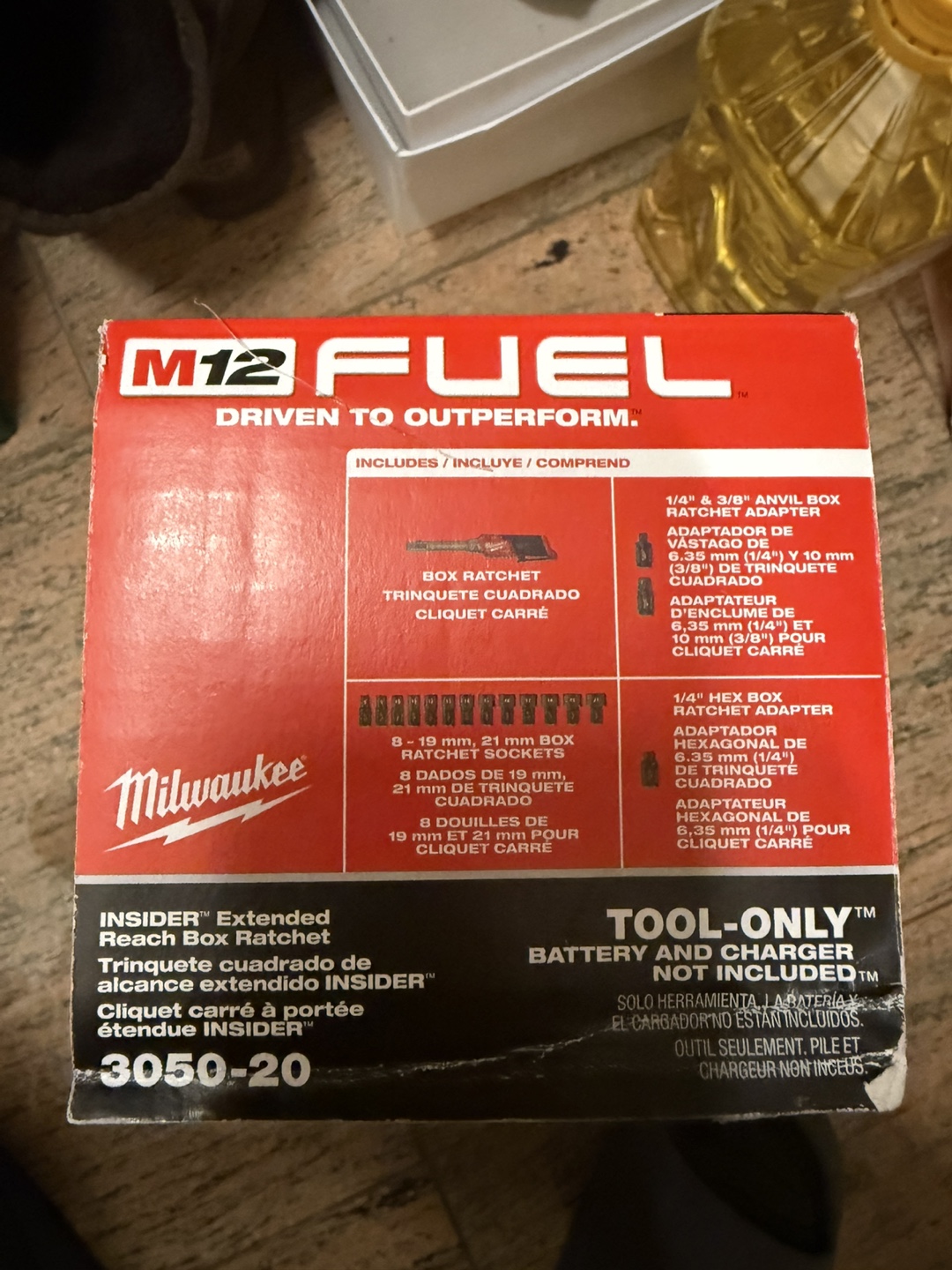Milwaukee M12 FUEL INSIDER Extended Reach Box Ratchet Tool Only - photo 3