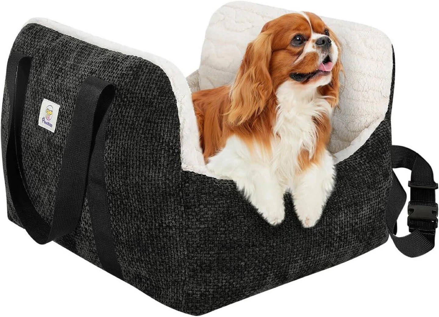 Pawaboo Dog Car Seat - Black - New