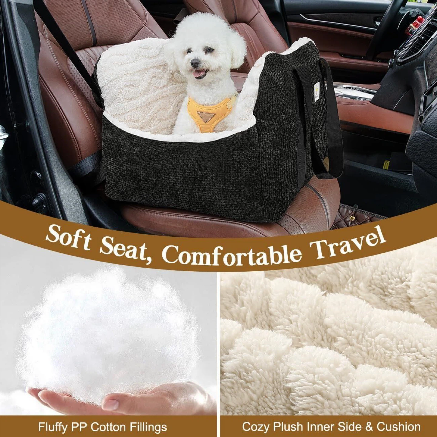 Pawaboo Dog Car Seat - Black - New - photo 2