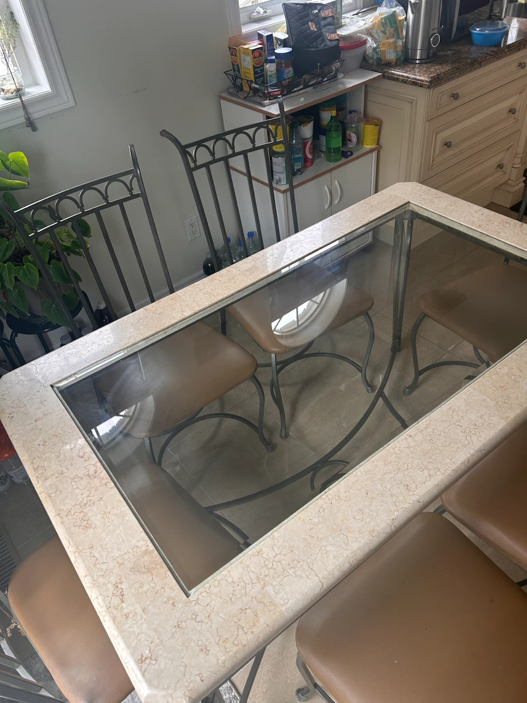 Dining Table Set with 6 Chairs