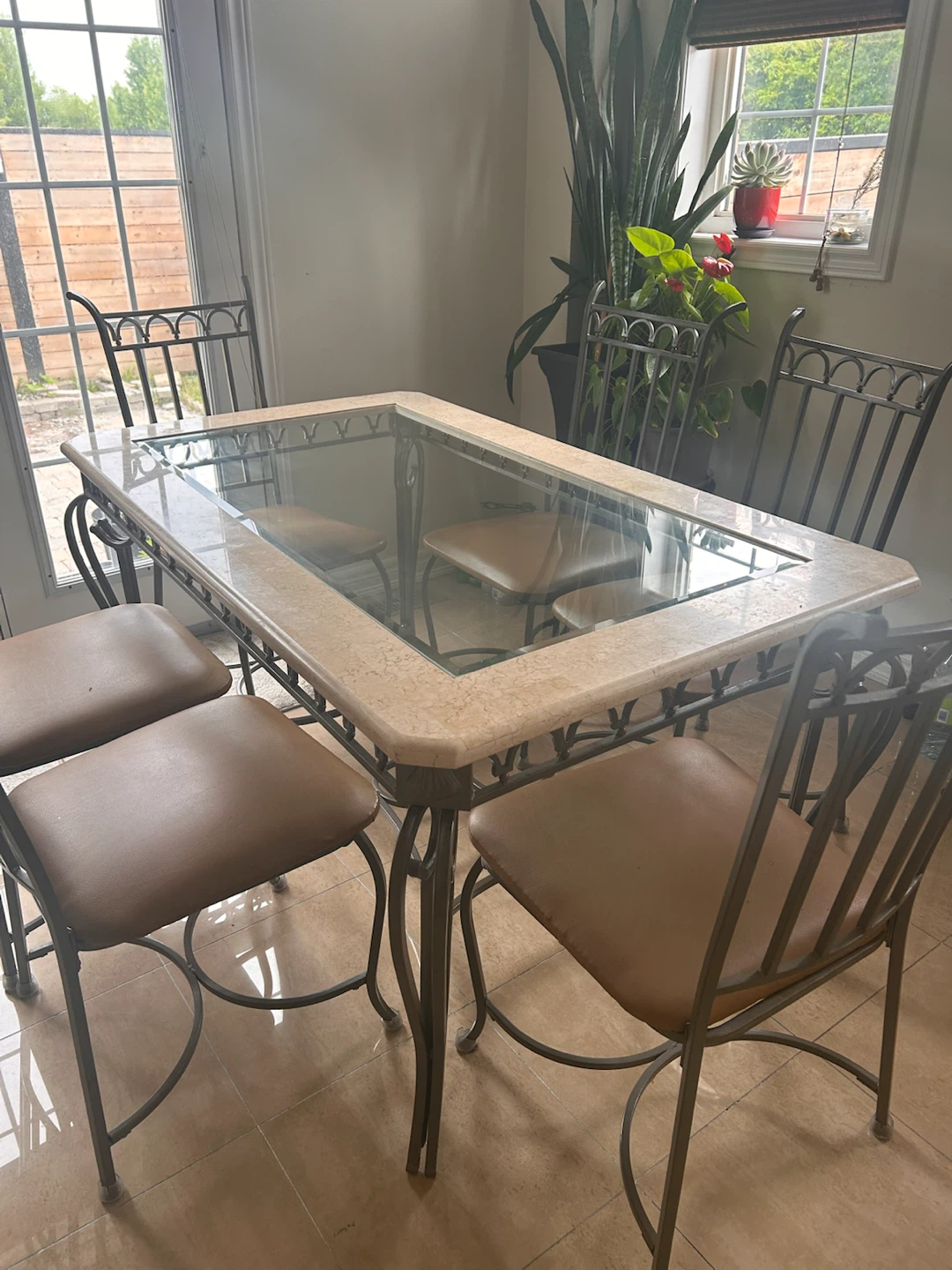 Dining Table Set with 6 Chairs - photo 3