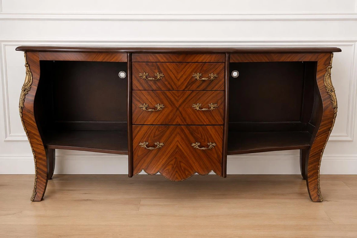 (NEW) MUST GO THIS WEEKEND‼️Vintage Wood Sideboard with Mirror