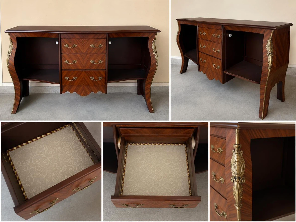 (NEW) MUST GO THIS WEEKEND‼️Vintage Wood Sideboard with Mirror - photo 2