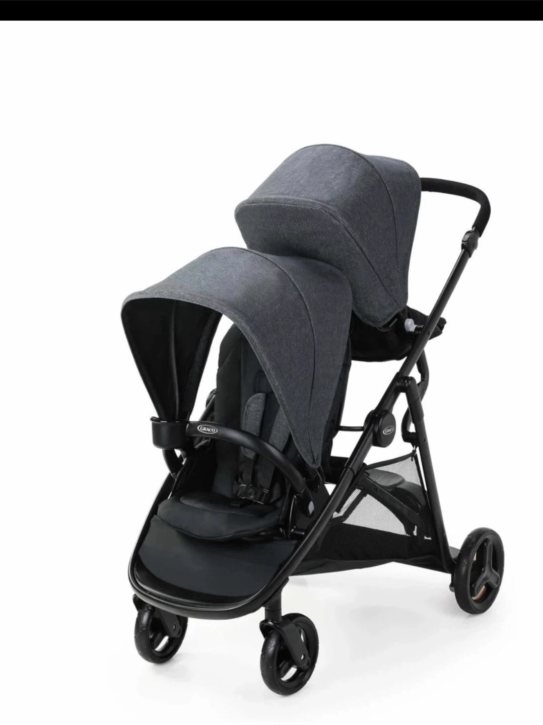 Graco Ready2Grow 2.0 Double Stroller, Black