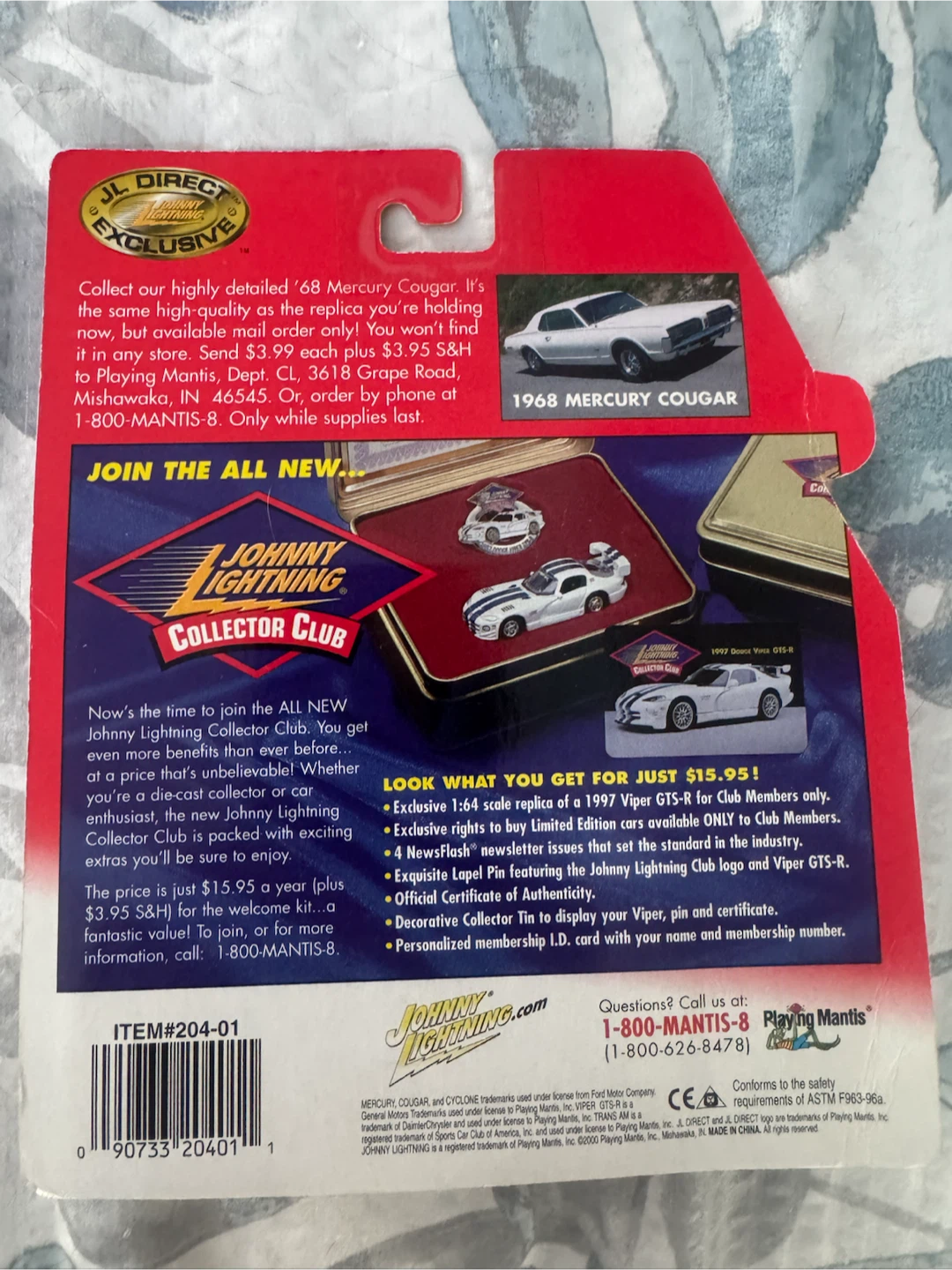 Johnny Lightning 1969 Chevy Nova SS Die-Cast Car - photo 2