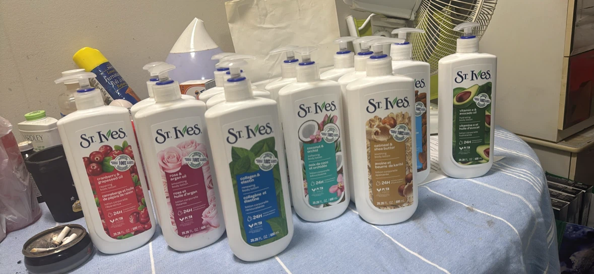 St. Ives Lotions - Cranberry, Rose, Coconut, Oatmeal, Vitamin E